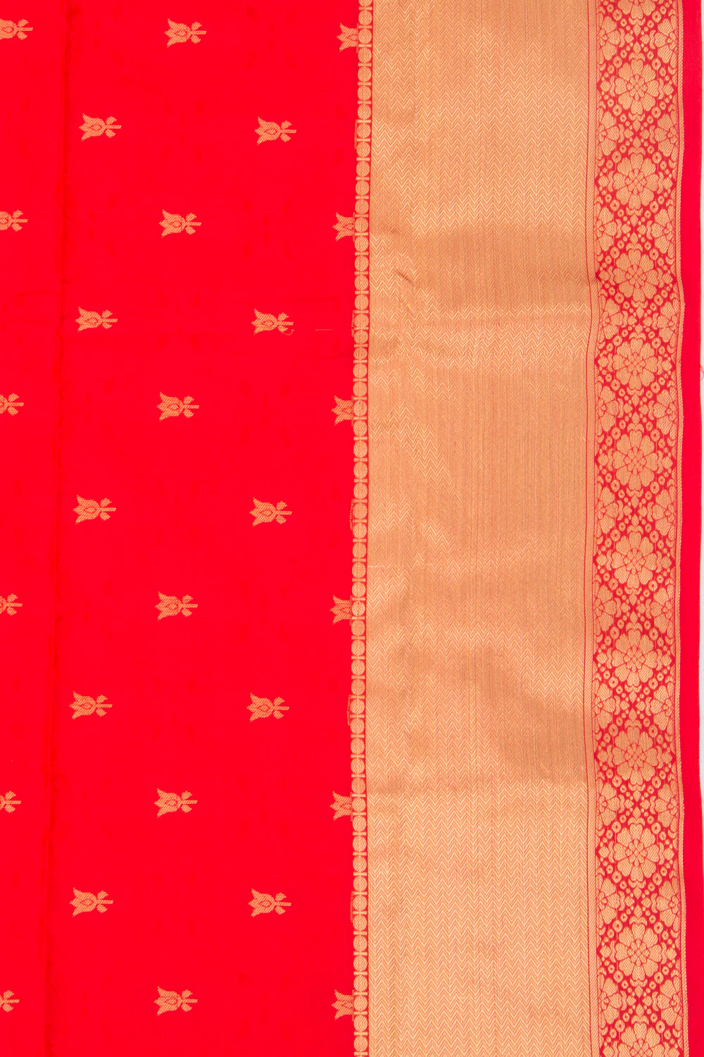 Coimbatore Soft Silk Jacquard And Butta Red Saree