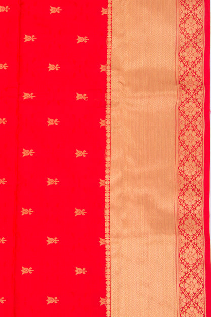 Coimbatore Soft Silk Jacquard And Butta Red Saree