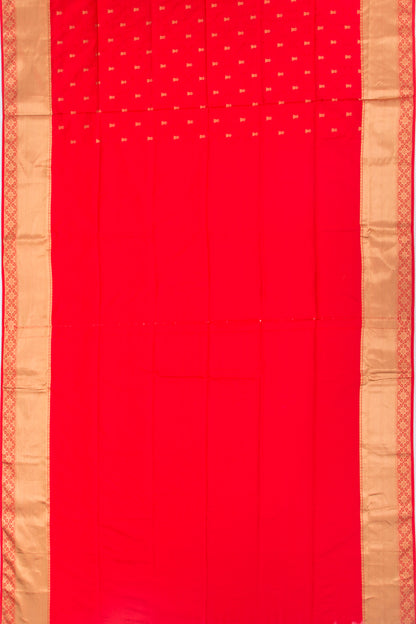 Coimbatore Soft Silk Jacquard And Butta Red Saree