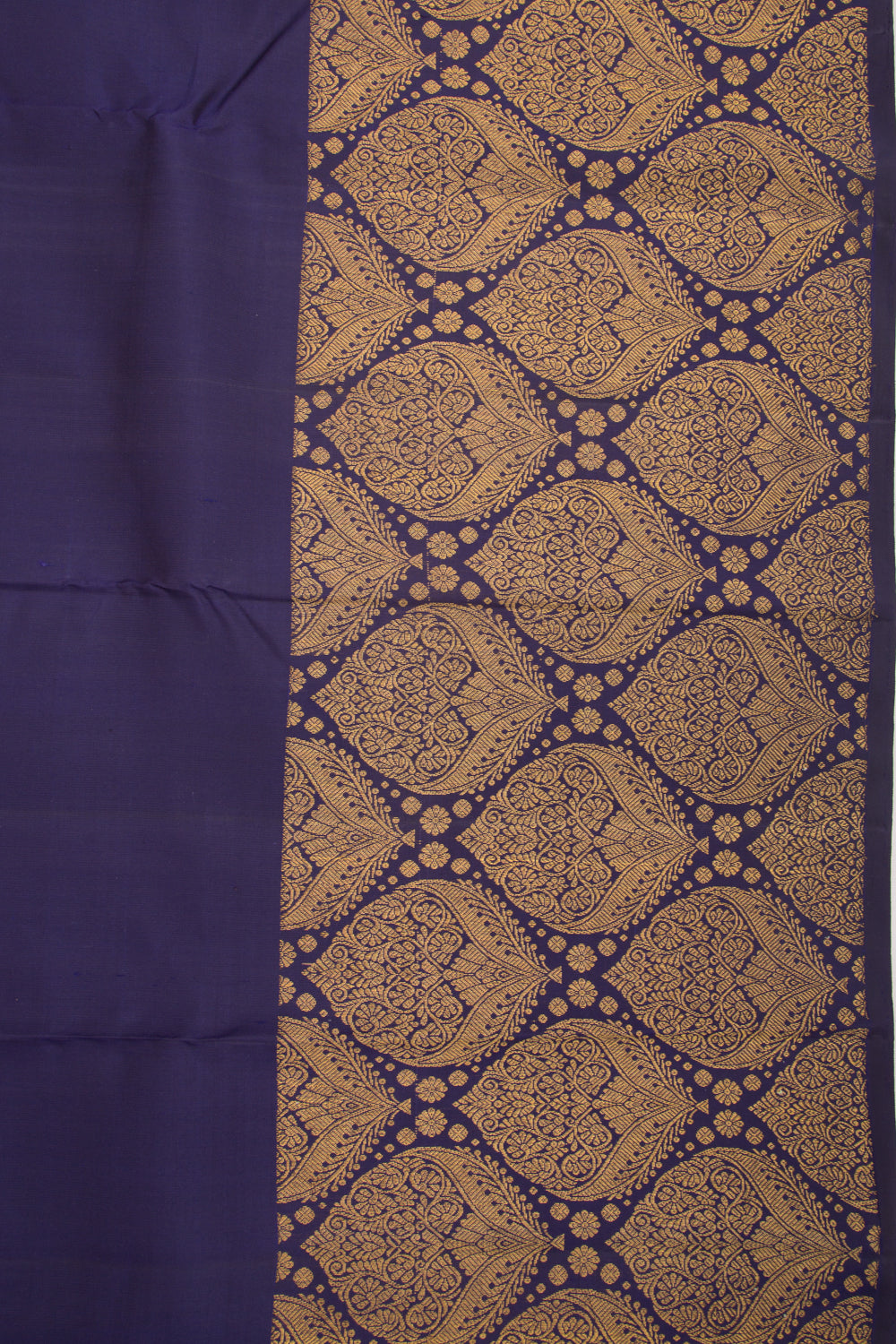 Kanchipuram Silk Butta Dark Blue Saree