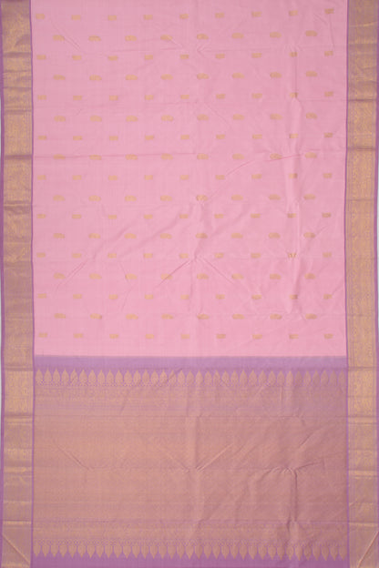 Kanchipuram Silk Butta Pink Saree