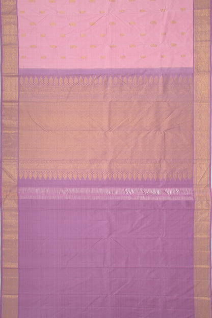 Kanchipuram Silk Butta Pink Saree