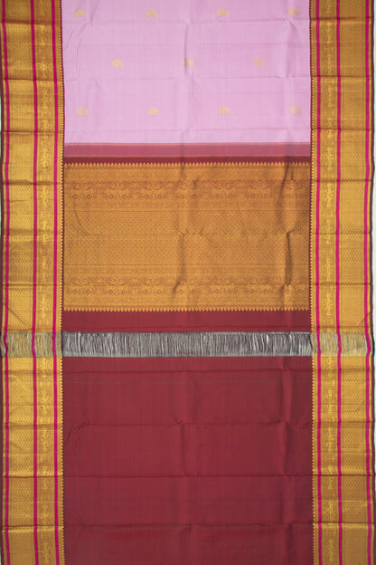 Kanchipuram Silk Butta Lilac Saree