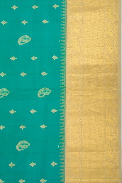 Taranga Kanchi Silk Butta Blue Saree