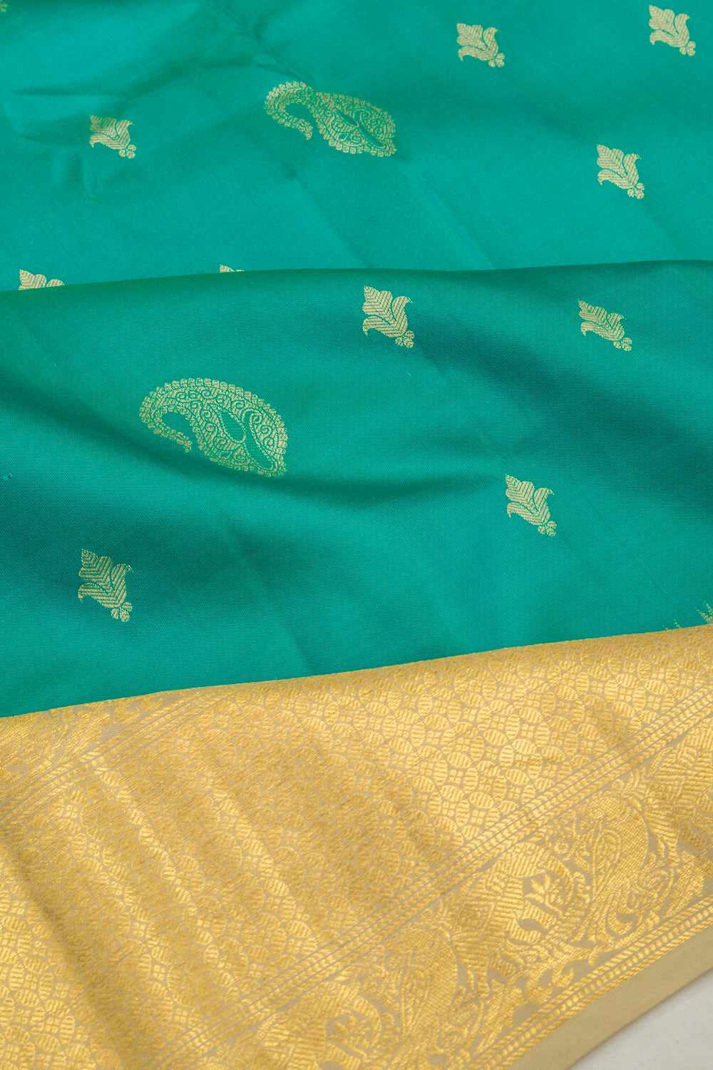 Taranga Kanchi Silk Butta Blue Saree