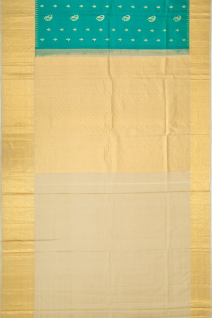 Taranga Kanchi Silk Butta Blue Saree