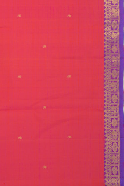 Kanchipuram Silk Butta Pink Saree