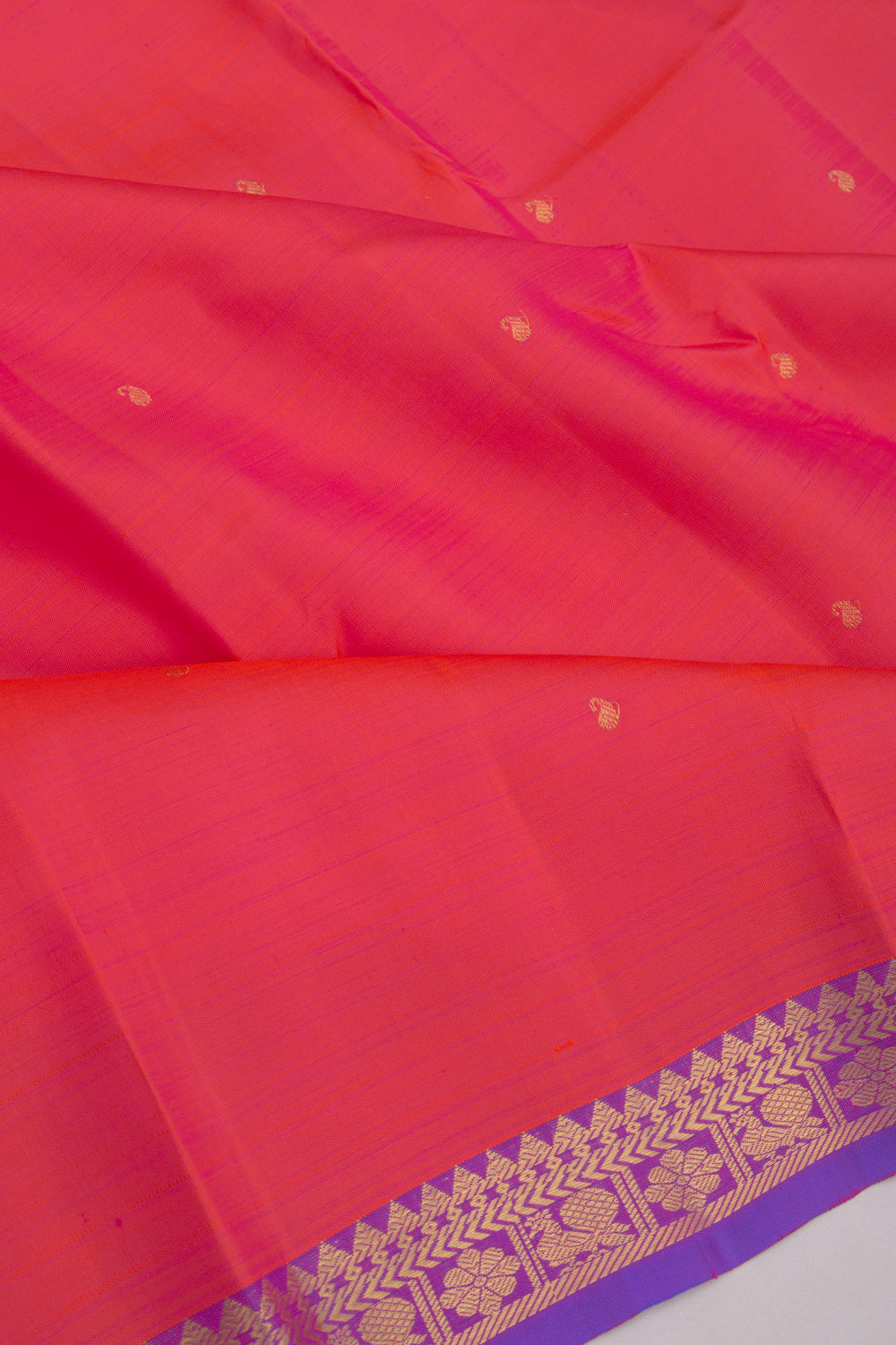 Kanchipuram Silk Butta Pink Saree