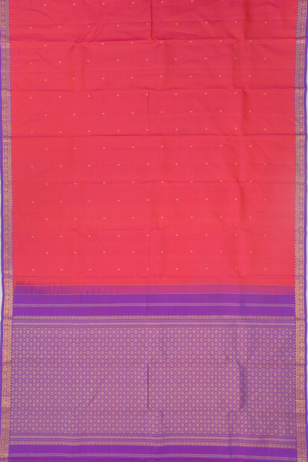 Kanchipuram Silk Butta Pink Saree