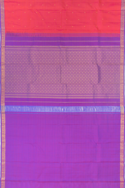 Kanchipuram Silk Butta Pink Saree
