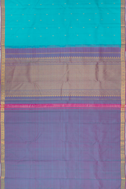 Kanchipuram Silk Butta Sky Blue Saree