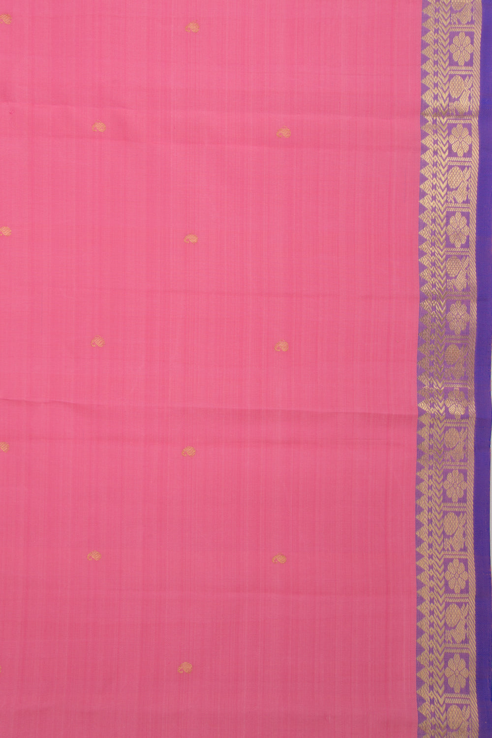 Kanchipuram Silk Butta Baby Pink Saree