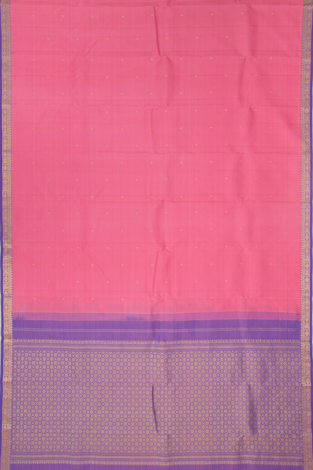 Kanchipuram Silk Butta Baby Pink Saree