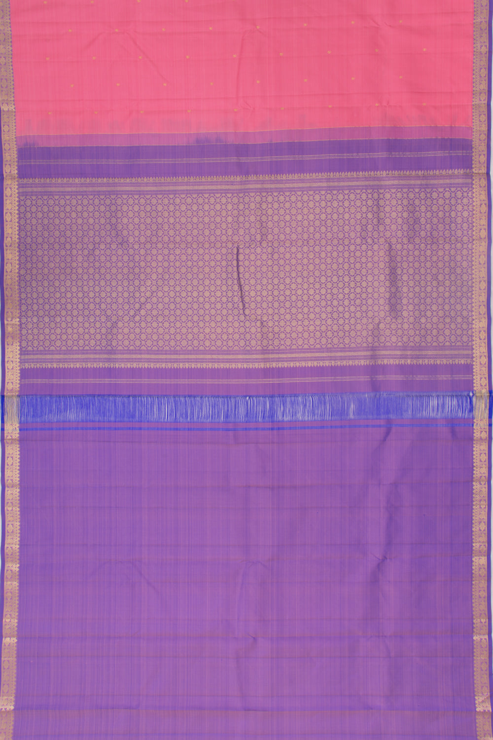 Kanchipuram Silk Butta Baby Pink Saree