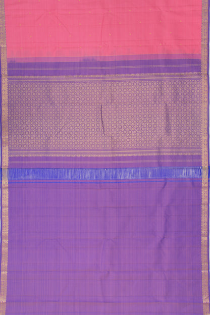 Kanchipuram Silk Butta Baby Pink Saree