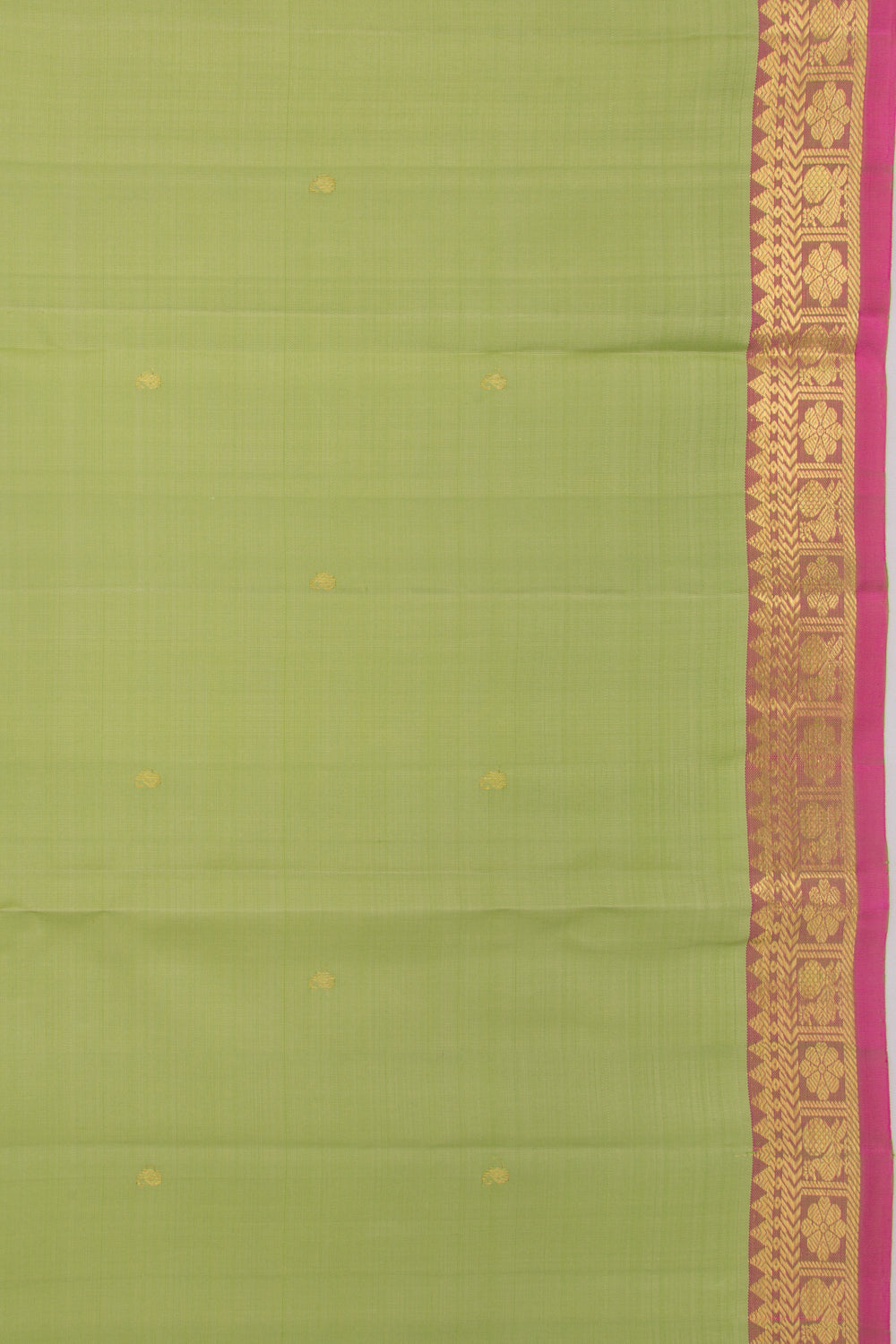 Kanchipuram Silk Butta Green Saree