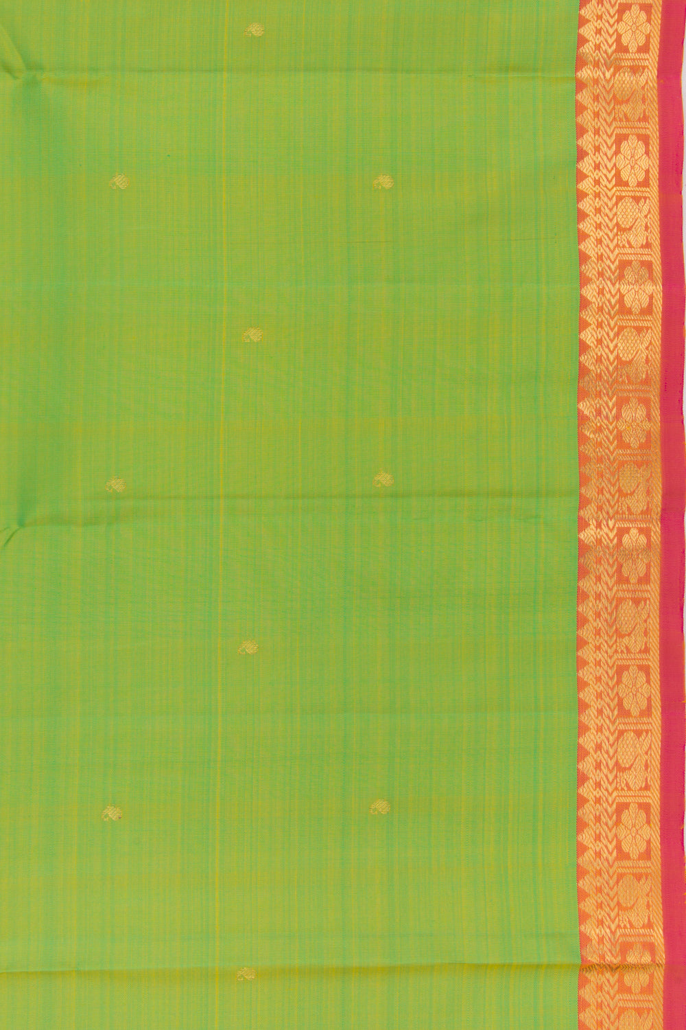 Kanchipuram Silk Butta Green Saree