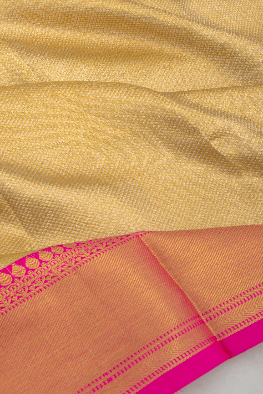 Kanchipuram Silk Tissue Brocade Gold Dhoti