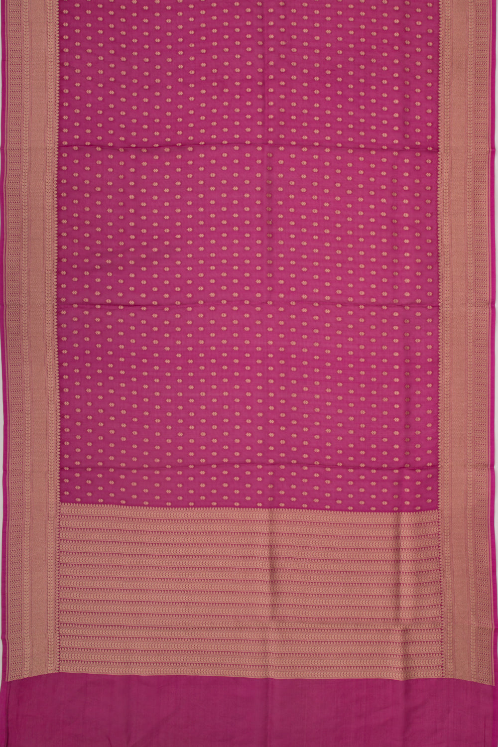 Banarasi Kora Organza Butta Purple Saree