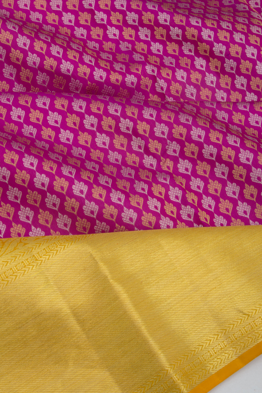 Kanchipuram Silk Brocade Purple Saree