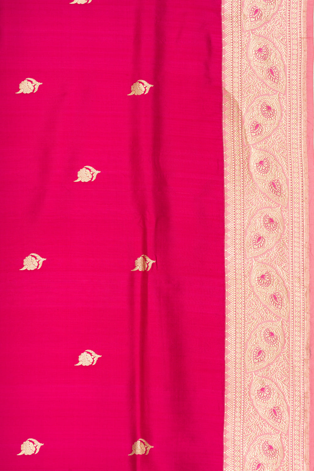 Banarasi Silk Butta Pink Saree