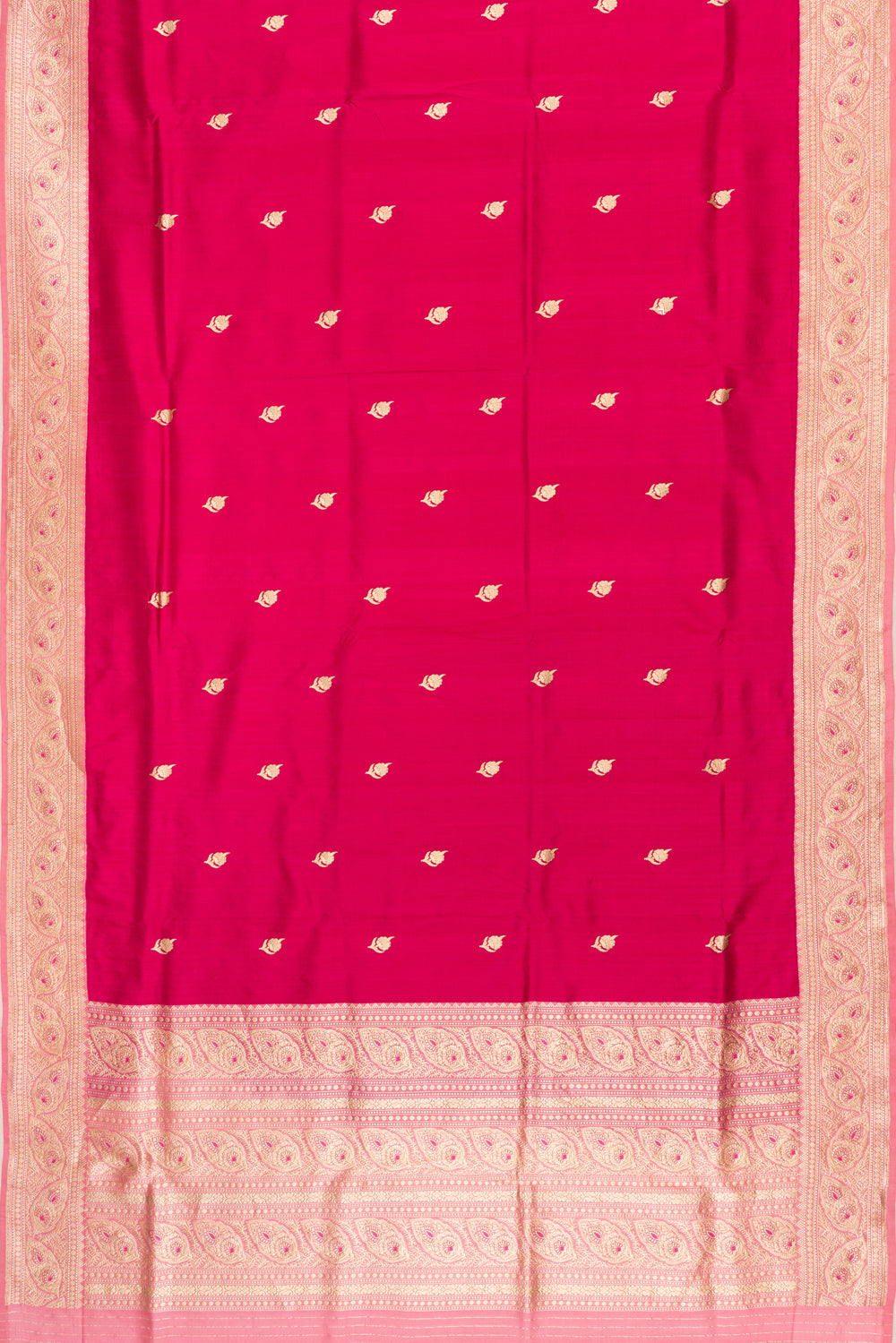 Banarasi Silk Butta Pink Saree