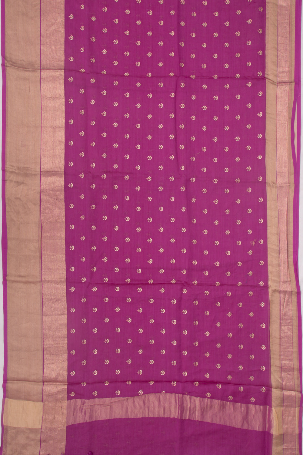 Organza Butta Dark Purple Saree