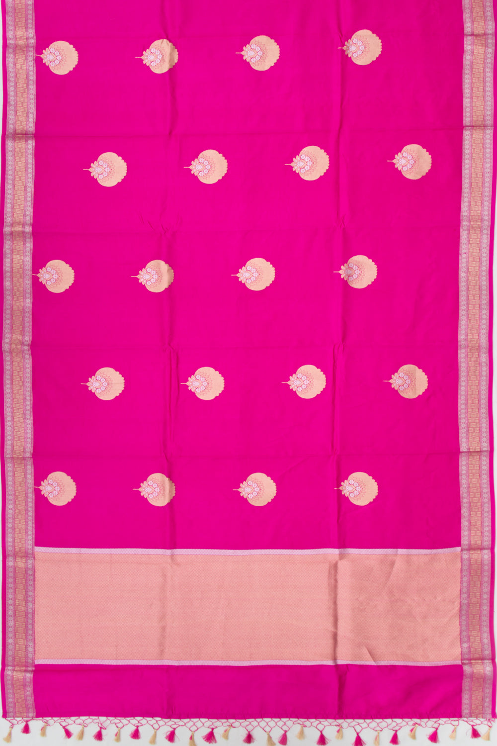 Banarasi Katan Silk Butta Pink Saree
