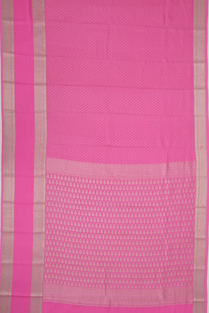Binny Silk Brocade Pink Saree