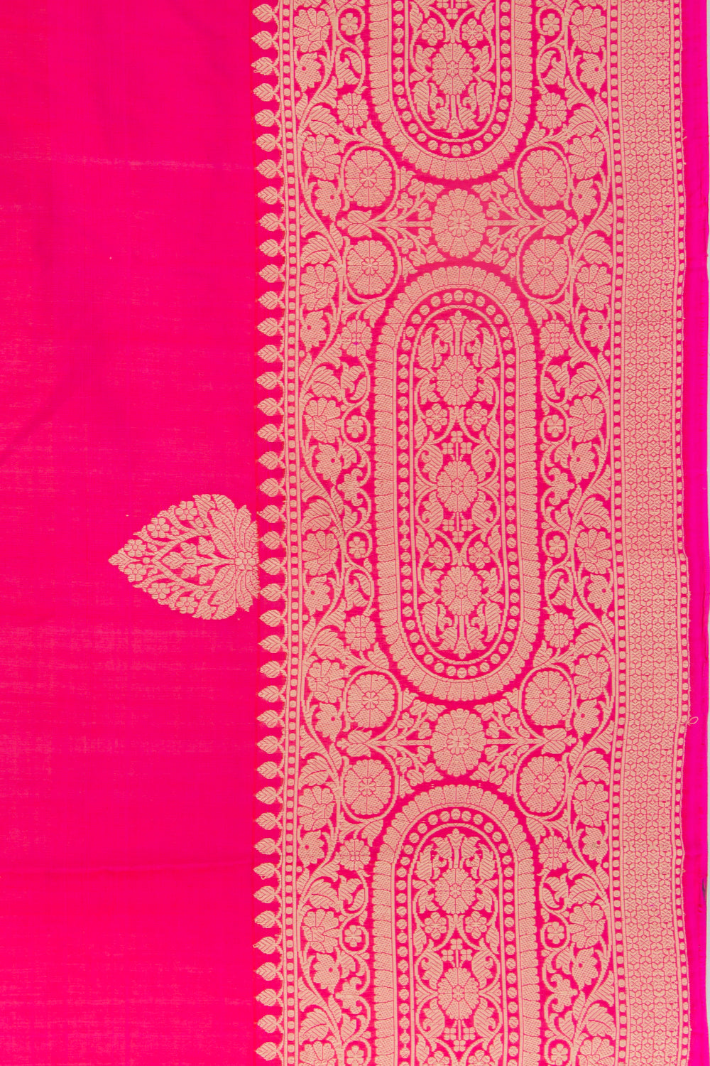Banarasi Silk Butta Pink Saree