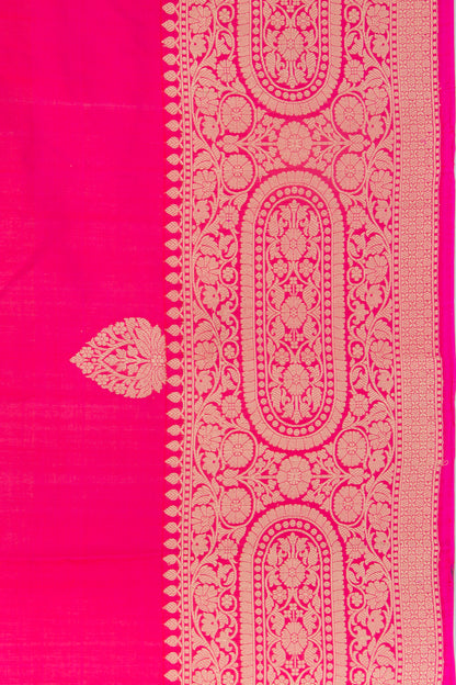 Banarasi Silk Butta Pink Saree