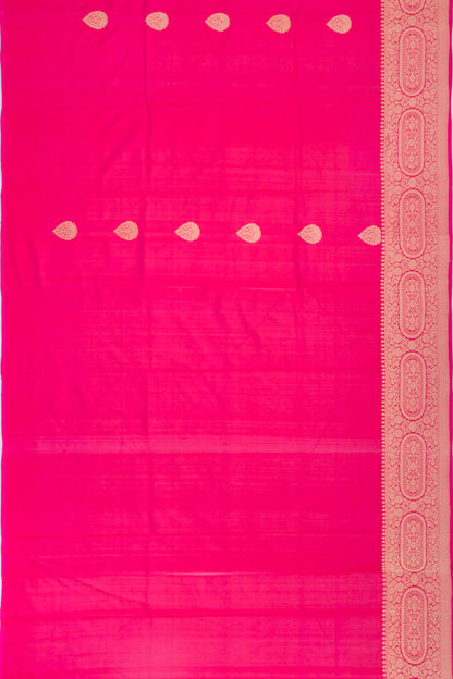 Banarasi Silk Butta Pink Saree