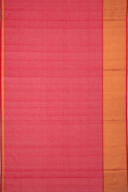 Chettinad Cotton Butta Red Saree