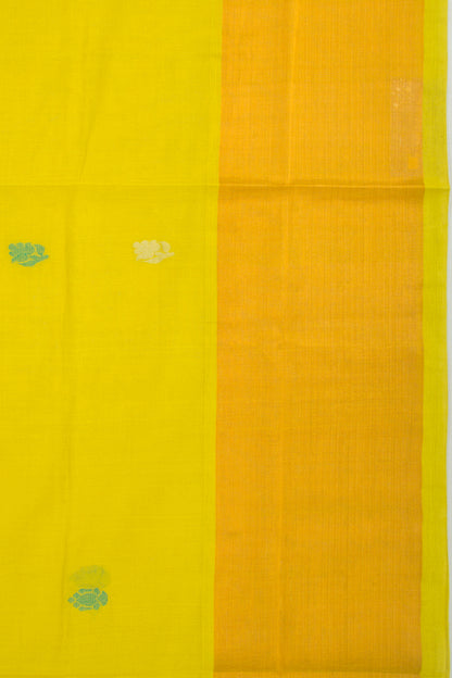Chettinad Cotton Butta Mehendi Green Saree