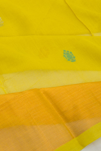 Chettinad Cotton Butta Mehendi Green Saree