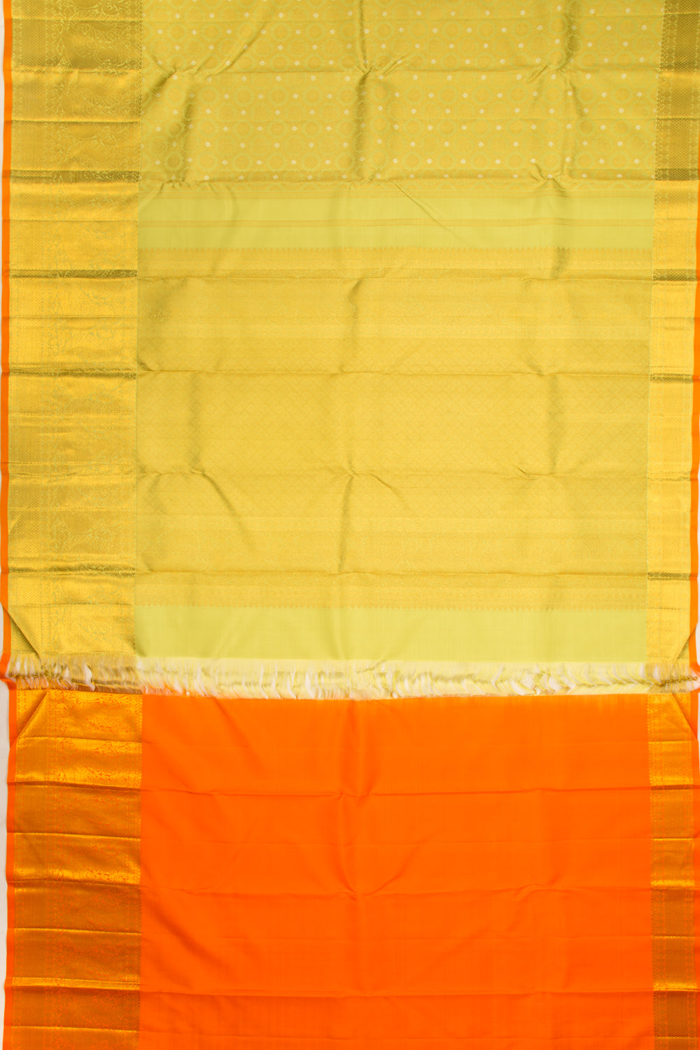 Kanchipuram Silk Brocade Green Saree