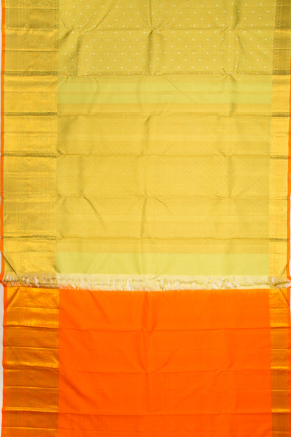 Kanchipuram Silk Brocade Green Saree
