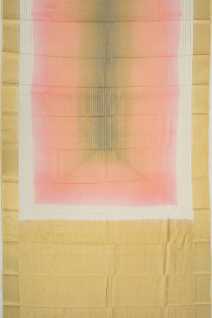 Binny Silk Horizontal Lines Multicolour Saree