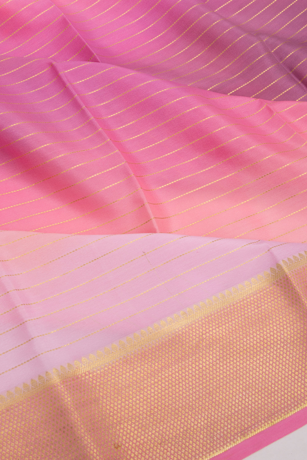 Binny Silk Horizontal Lines Multicolour Saree