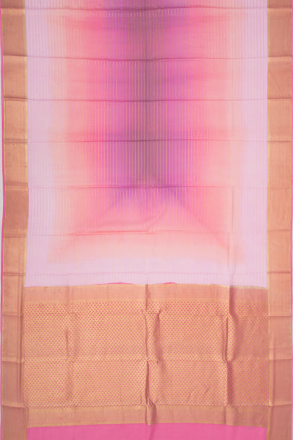 Binny Silk Horizontal Lines Multicolour Saree