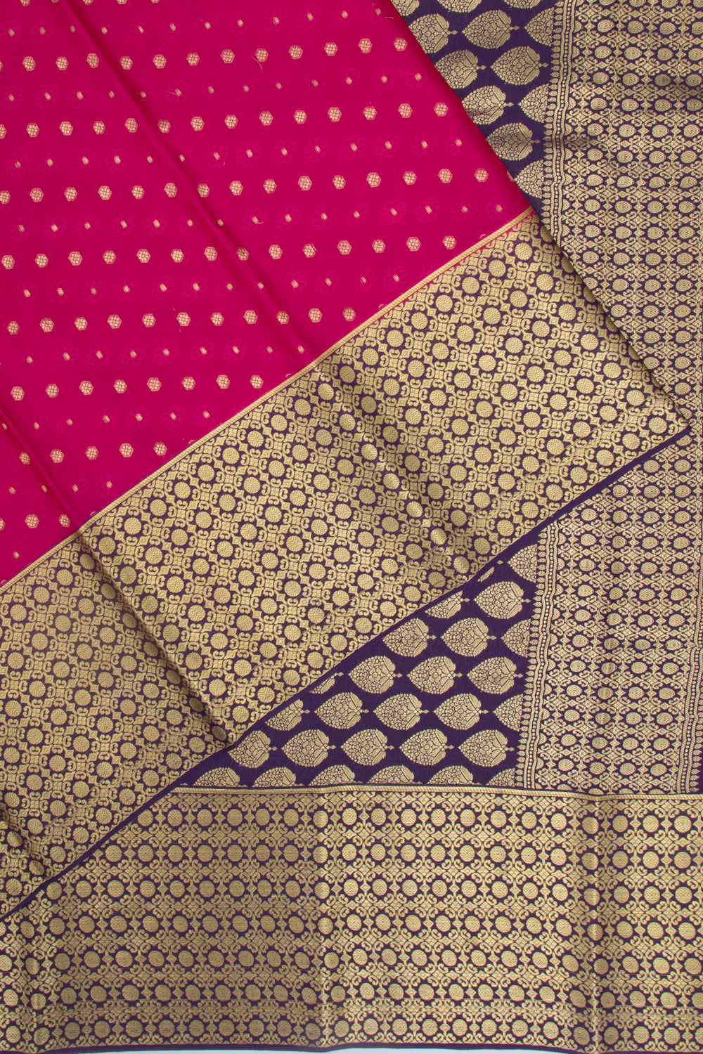 Binny Silk Jacquard And Butta Pink Saree