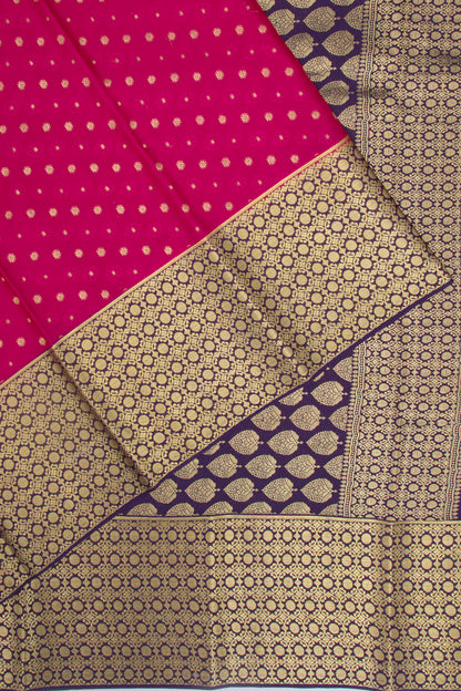 Binny Silk Jacquard And Butta Pink Saree