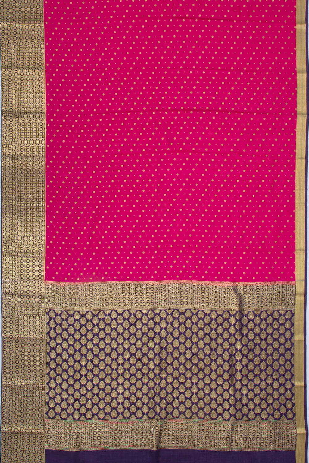 Binny Silk Jacquard And Butta Pink Saree