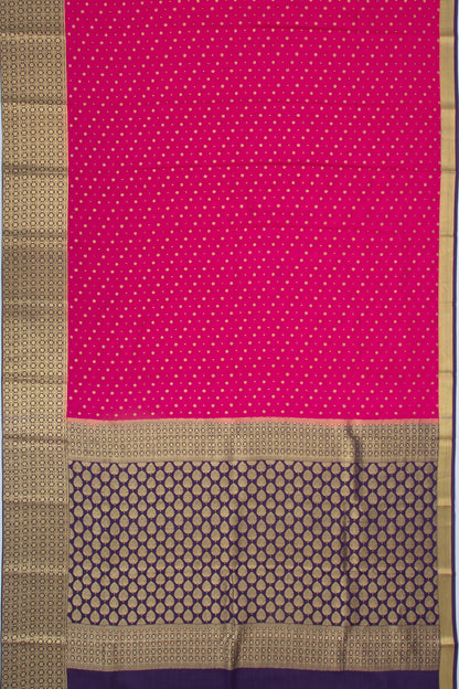 Binny Silk Jacquard And Butta Pink Saree