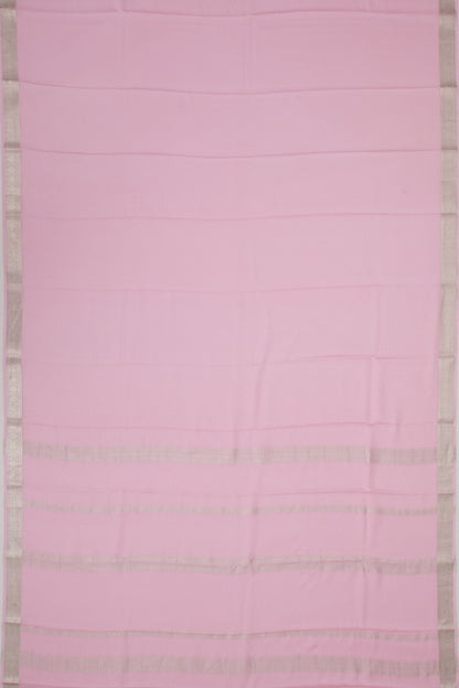 Binny Silk Jacquard Baby Pink Saree