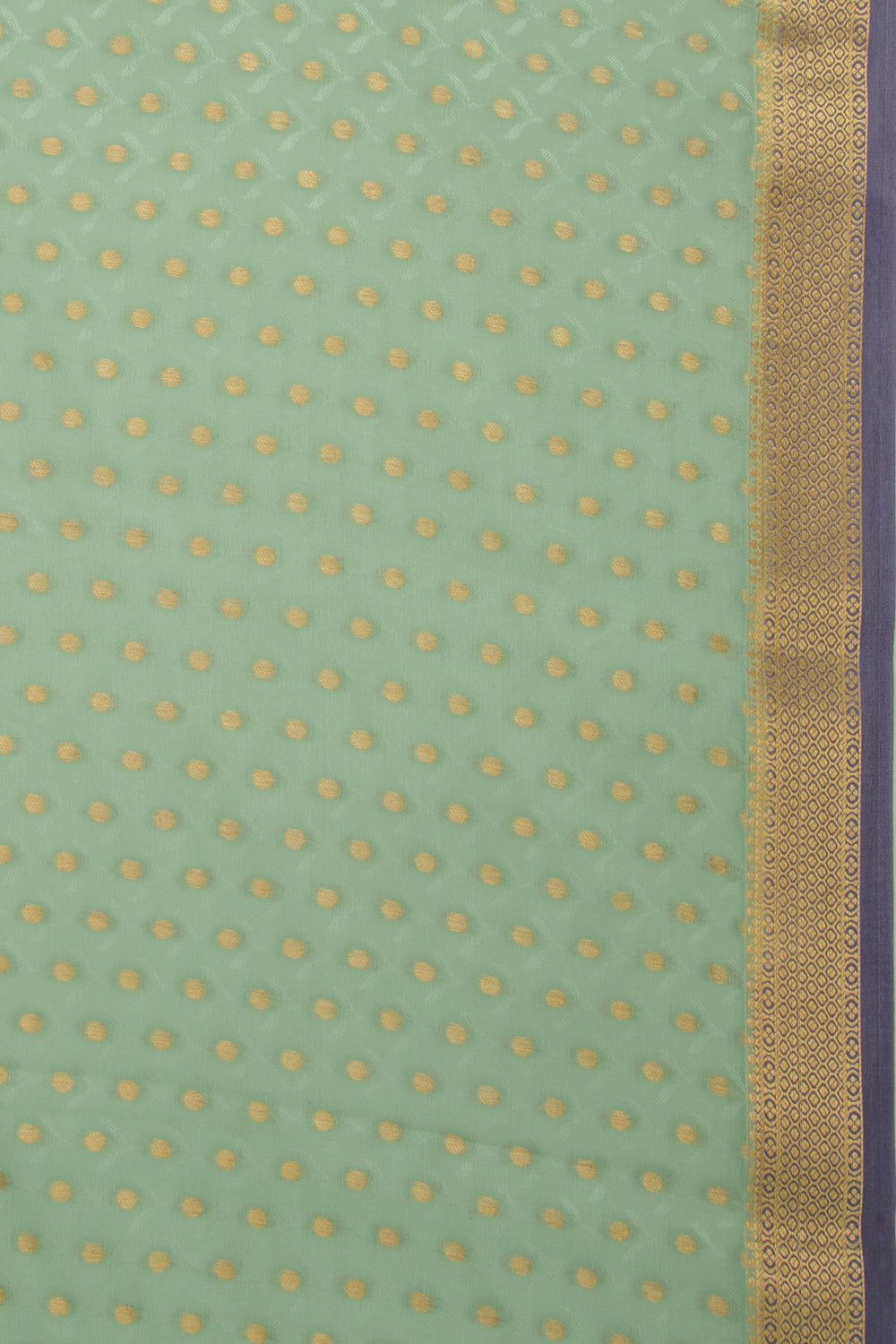 Binny Silk Jacquard And Butta Pastel Green Saree