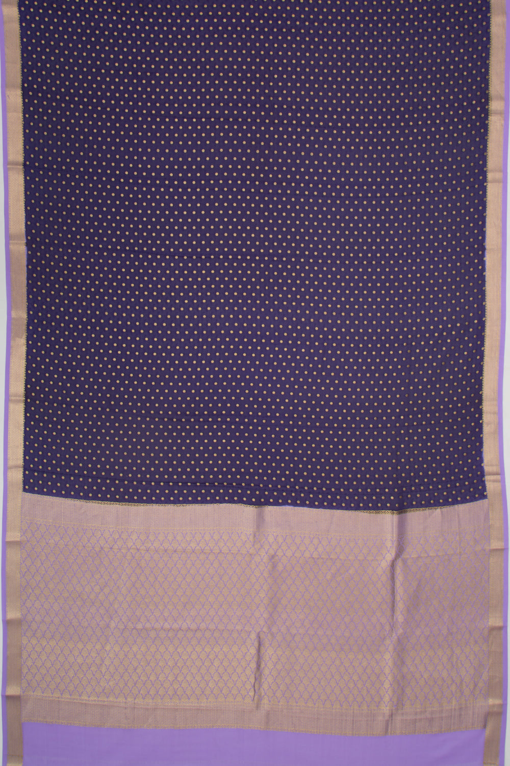 Binny Silk Jacquard And Butta Dark Blue Saree