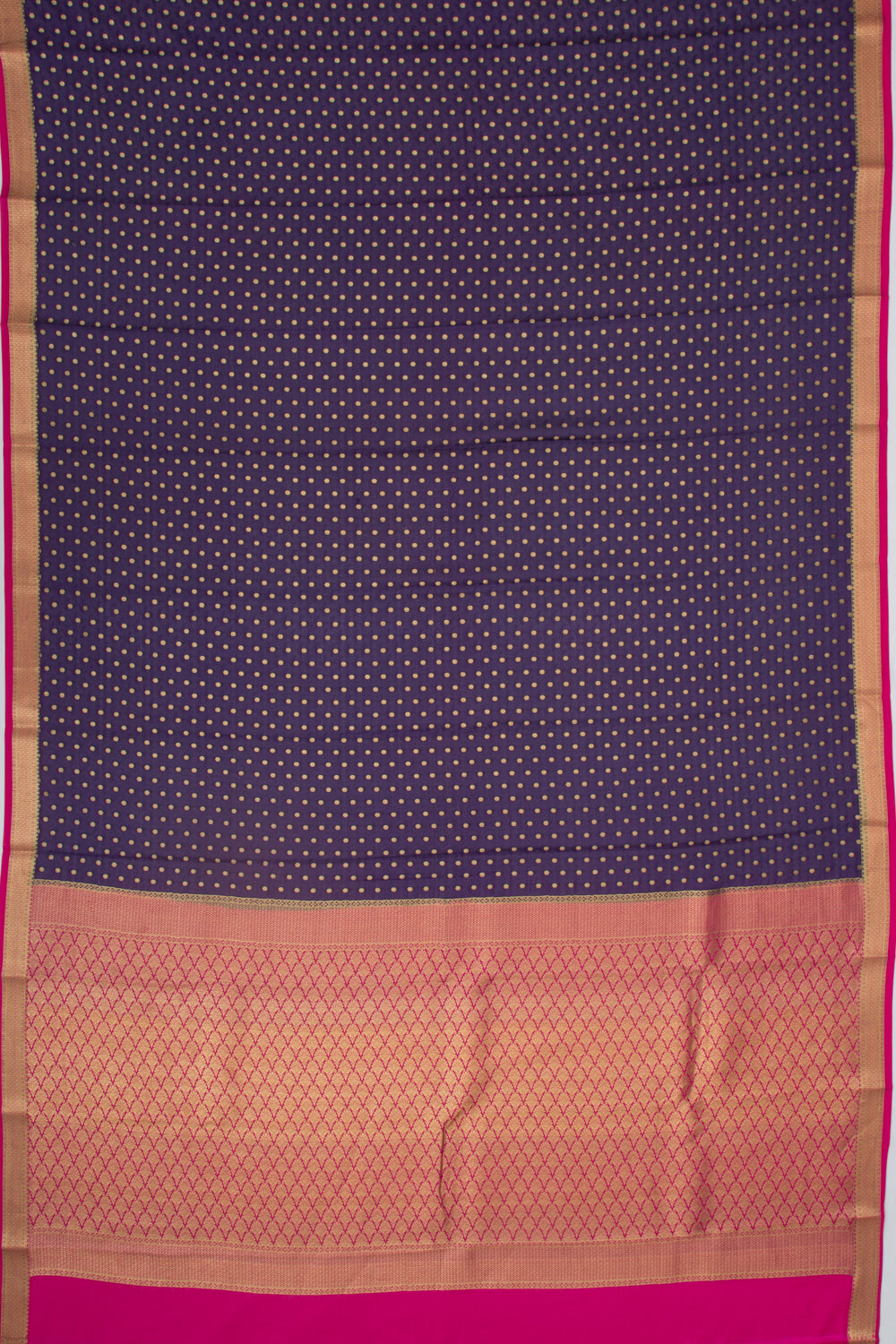 Binny Silk Jacquard And Butta Dark Blue Saree