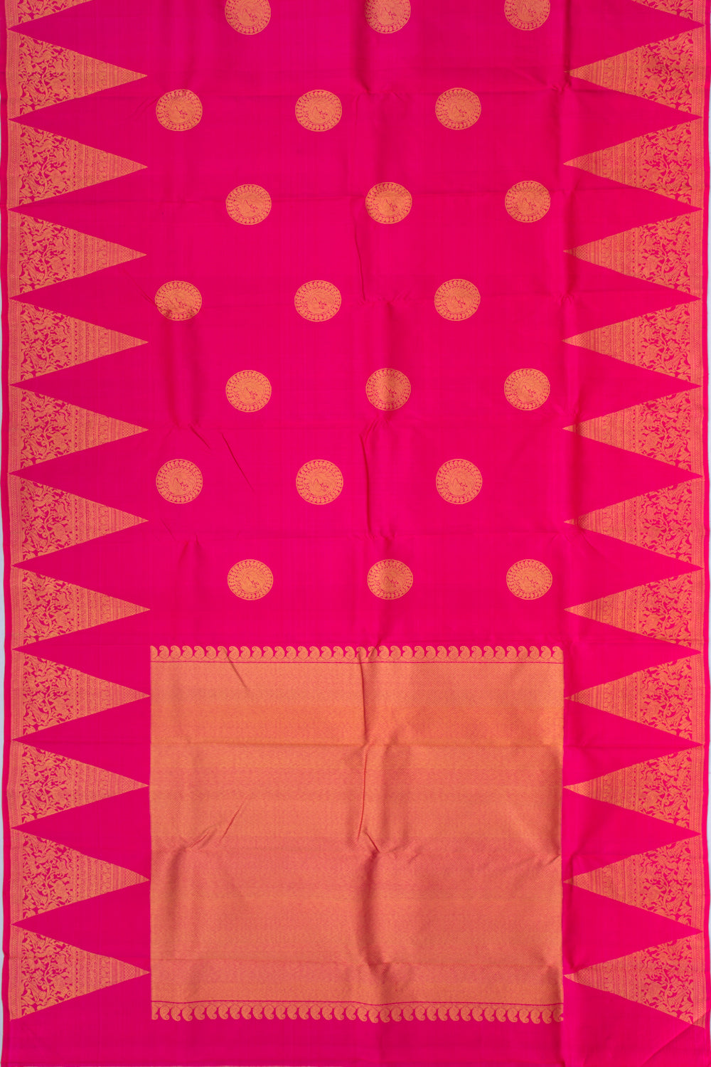 Kanchipuram Silk Butta Pink Saree