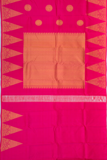 Kanchipuram Silk Butta Pink Saree